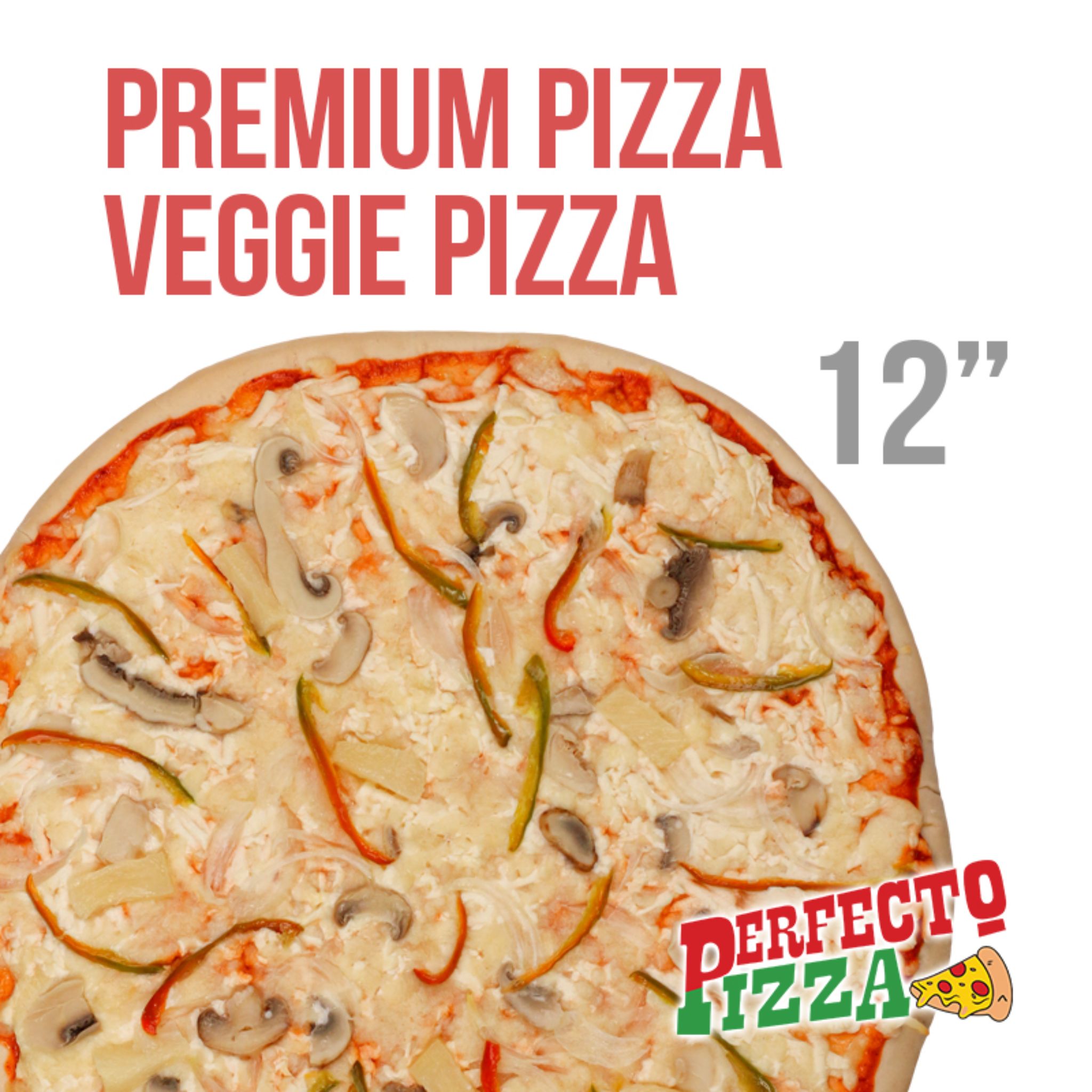 Perfecto Pizza Frozen Veggie Special w/ Box 1 PC